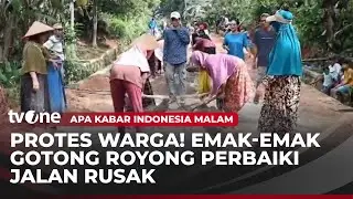 Ambil Tugas Pemda, Emak-emak Renovasi Jalan Rusak | AKIM tvOne