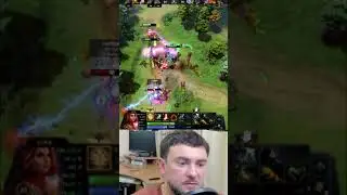 Нападение врагов в смоках. Лучшее. Dota 2. #Shorts