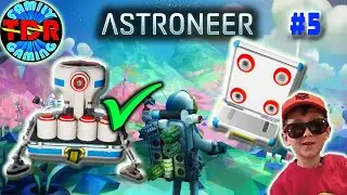 MINING, STORAGE, SMELTING FURNACE - Astroneer Lets Play Ep 05 ReidTDR