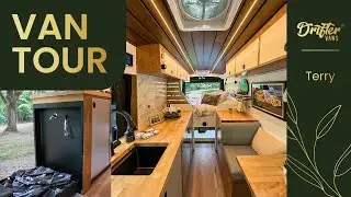Signature Drifter Van Tour | Tetravan Flip-Down Shower & Custom Interior Design