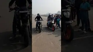KTM Duke 200 vs pulsar n160 लेके हरा दिया 🤡🤯 #viral #ktm200 #raceing #shorts #youtube #shorts