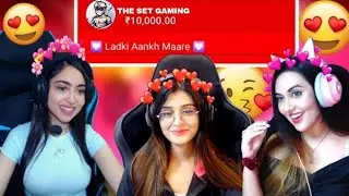 Eye Wink Challenge to Beautiful Girl Streamers On Livestream ft. @PAYAL GAMING Part #1