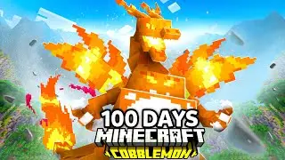I Spent 100 Days as GIGANTIMAX TRAINER Pokémon Minecraft VS. my Rival! (Duos Cobblemon)