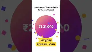 Lazypay Xpress Cash Loan Apply instant #finance #instant #money #loan #shorts #LaxypayXpresdzloan