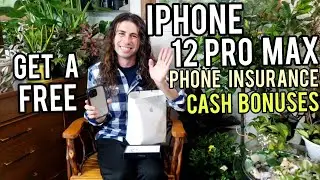 How to get a iPhone 12 Pro Max for free. How to get free cell phone insurance with $25 deductible.