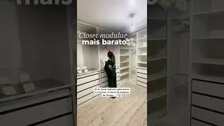 O closet dos sonhos na shopee barato🥹🤌 #closet #quarto #decoracao
