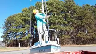 Mast Steping single handed pass or Fail.
