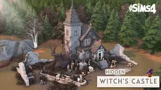 Скрытый замок ведьмы🧙🏻‍♀️ | The Sims 4 | Покадровая сборка | Без CC