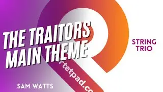 The Traitors UK Main Theme for String Trio | SHEET MUSIC