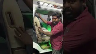 Chevrolet Tavera edappadi vehicle full seat cover painting floor mat roof TV fitting work #trending