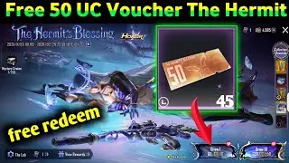 Free 50 UC Voucher 30 Trick | The Hermit's Blessing New Event PUBG bgmi Hermit's Blessing New Event