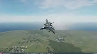 trying to fly without wings | F15C DCS