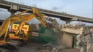 Sloop van viaducten A15  - Vlasman Sloopwerken