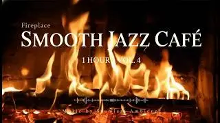 🔥 Камин и кафе с расслабляющей джазовой музыкой 🎷 | 1 час отдыха в уютной атмосфере в лаунж-зоне