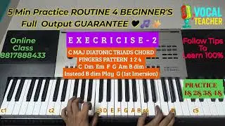 The PERFECT Piano Practice Routine 🎹 (Scales Chords & Inversions) | For Beginners | #learnpiano