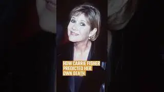 How Carrie Fisher Predicted Her Own Death #shorts #CarrieFisher #PrincessLeia