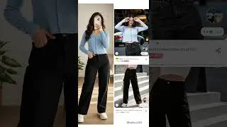 Outfit Ideas for Myntra top and pants #meeshofinds #meesho