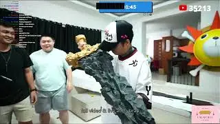 Full video Reza Arap YB unboxing pedang replika Maliketh's Black Blade REAL 1:1 #MARAPTHON2 #YB
