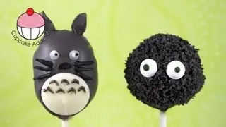 Totoro Cake Pops - Make Totoro & Soot Sprite Cakepops - A Cupcake Addiction How To Tutorial