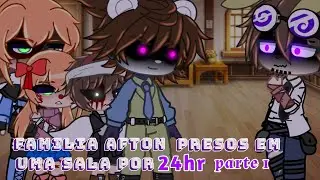 Familia Afton presos em uma sala por 24Horas(parte 1)[Fnaf]