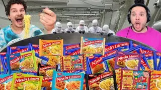 COMO FAZEM O MIOJO (Fabricando macarrão instantâneo) - React Tudo Pra Tudo
