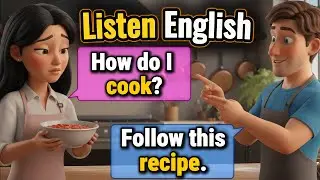 Slow English Listening Practice: Cooking Masterclass Conversations for ESL Learners & Listening