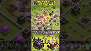 Th9 Vs Th11 3* Attack Using GoVaPe #clashofclans