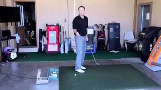 Deeper hands at top prior to downswing