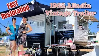 Экскурсия по волшебной лампе Алладина 1965 года, модель 15 футов, Camper Reborn