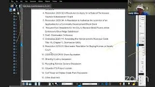 Public Works Committee June 23, 2020
