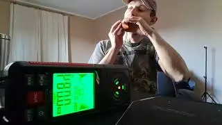 Promienieję radością z gwizdaniem na okarynie pod elektroswing Parova naelektryzowany promienowaniem