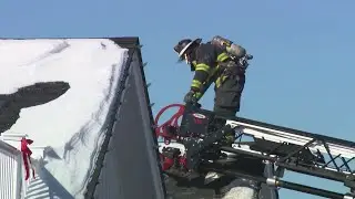 Crews respond to 4-alarm hotel fire in Salem