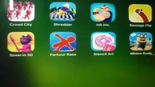 Crowd City, Shredder, Ink Inc, Sausage Flip, Spear io 3D, Parkour Race, Stencil Art, Minion Rush