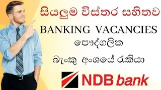NDB Bank Business Development Associates Trainee Job Vacancies - Bank Job Vacancies in Sri Lanka