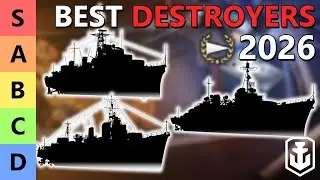 The Best Destroyers For 2026 - PQ's Tier List (World of Warships)