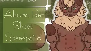 Alaura Ref Sheet Speedpaint
