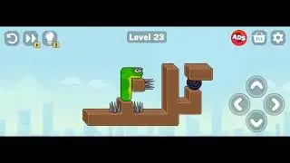 Snake Puzzle: Slither to Eat - Level 23 Gameplay 