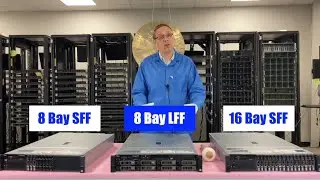 Обзор корпуса Dell PowerEdge R730 | Варианты корпусов | 8 отсеков малого форм-фактора | 8 отсеков большого форм-фактора | 16 отсеков малого форм-фактора