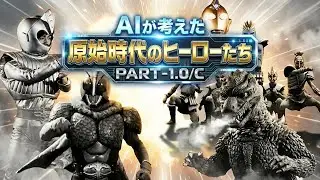 AIが考えた原始時代のヒーローたち PART-1.0/C One Million Years B.C.- #ai特撮