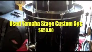 Used Kits at Ellis Drum Shop May/June