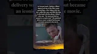 Matthew Lillard's improvised line on Scream became one of the most iconic for the film