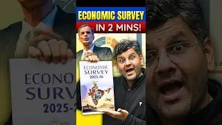 Economic Survey 2026 in 2 Minutes 🔥 What UPSC Must Know!