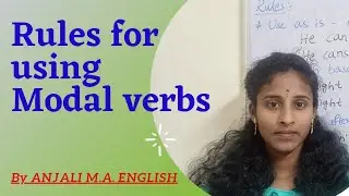 rules for using Modal verbs
