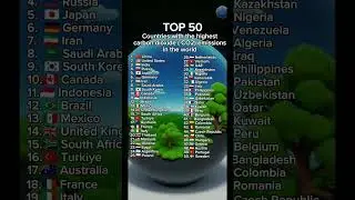Countries with the highest carbon dioxide ( CO2 ) emissions in the world #carbondioxide