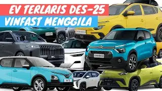 15 Best-Selling Electric Cars in Indonesia in December 2025