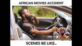 AFRICAN MOVIES ACCIDENT SCENES BE LIKE - Ebaby Kobby