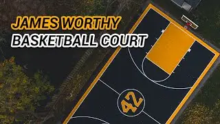 Custom James Worthy Basketball Court | DIY Court Canada