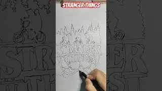 Stranger Things Decor ideas 💡 #strangerthings5 #strangerthings #diy #shorts #netflix #art