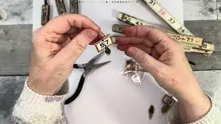 Junk Journal Jewelry with Vintage Ruler Pieces