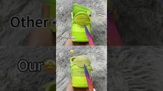 Real Vs Fake Off-White Volt Nike Air Force 1 #shorts #sneakerhead #viral